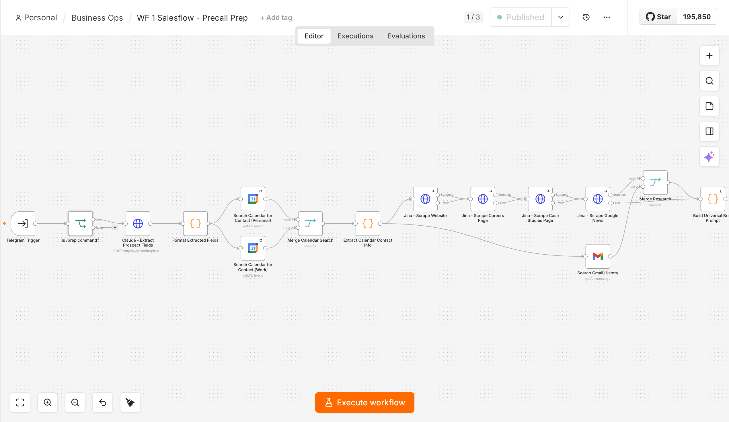 The actual n8n workflow behind the /prep command